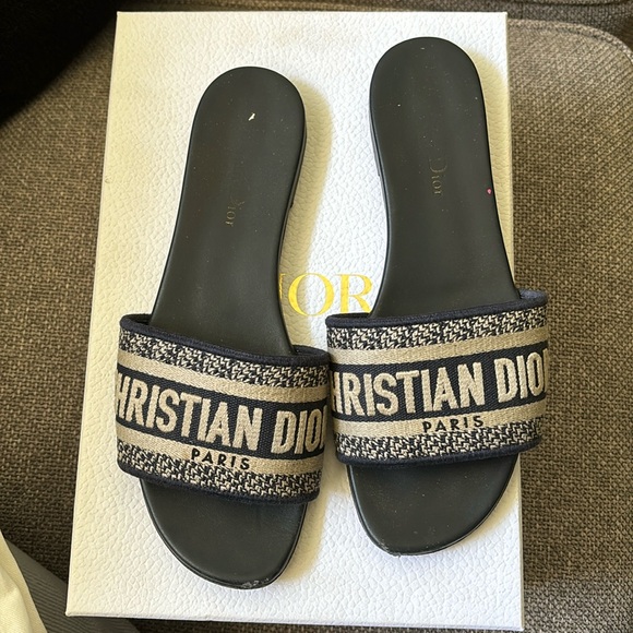 Dior Dway Slide- deep blue - Picture 2 of 5
